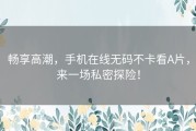 畅享高潮，手机在线无码不卡看A片，来一场私密探险！