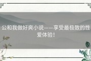 公和我做好爽小说——享受最极致的性爱体验！