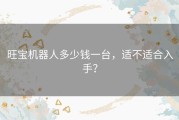 旺宝机器人多少钱一台，适不适合入手？
