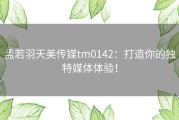 孟若羽天美传媒tm0142：打造你的独特媒体体验！