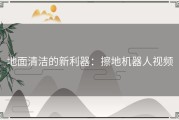 地面清洁的新利器：擦地机器人视频