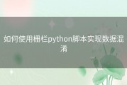 如何使用栅栏python脚本实现数据混淆