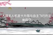 大疆无人机最大升限与自主飞行的发展趋势