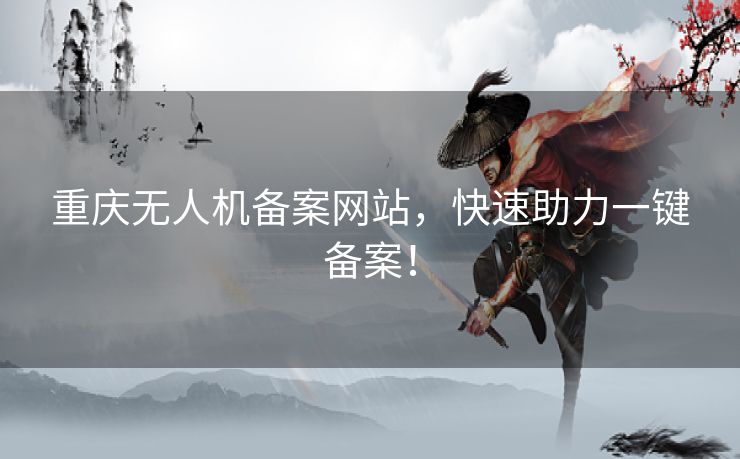 重庆无人机备案网站，快速助力一键备案！
