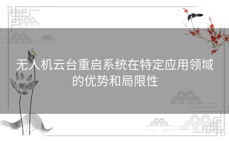 无人机云台重启系统在特定应用领域的优势和局限性