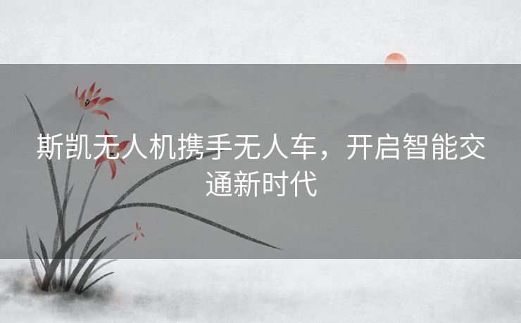 斯凯无人机携手无人车，开启智能交通新时代