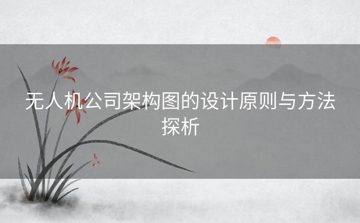 无人机公司架构图的设计原则与方法探析