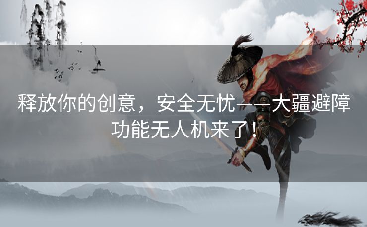 释放你的创意，安全无忧——大疆避障功能无人机来了！