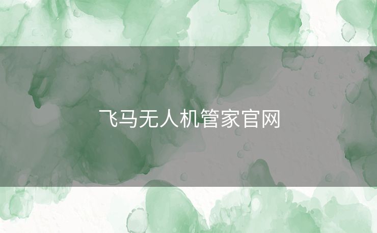 飞马无人机管家官网