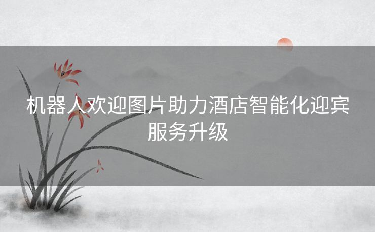 机器人欢迎图片助力酒店智能化迎宾服务升级